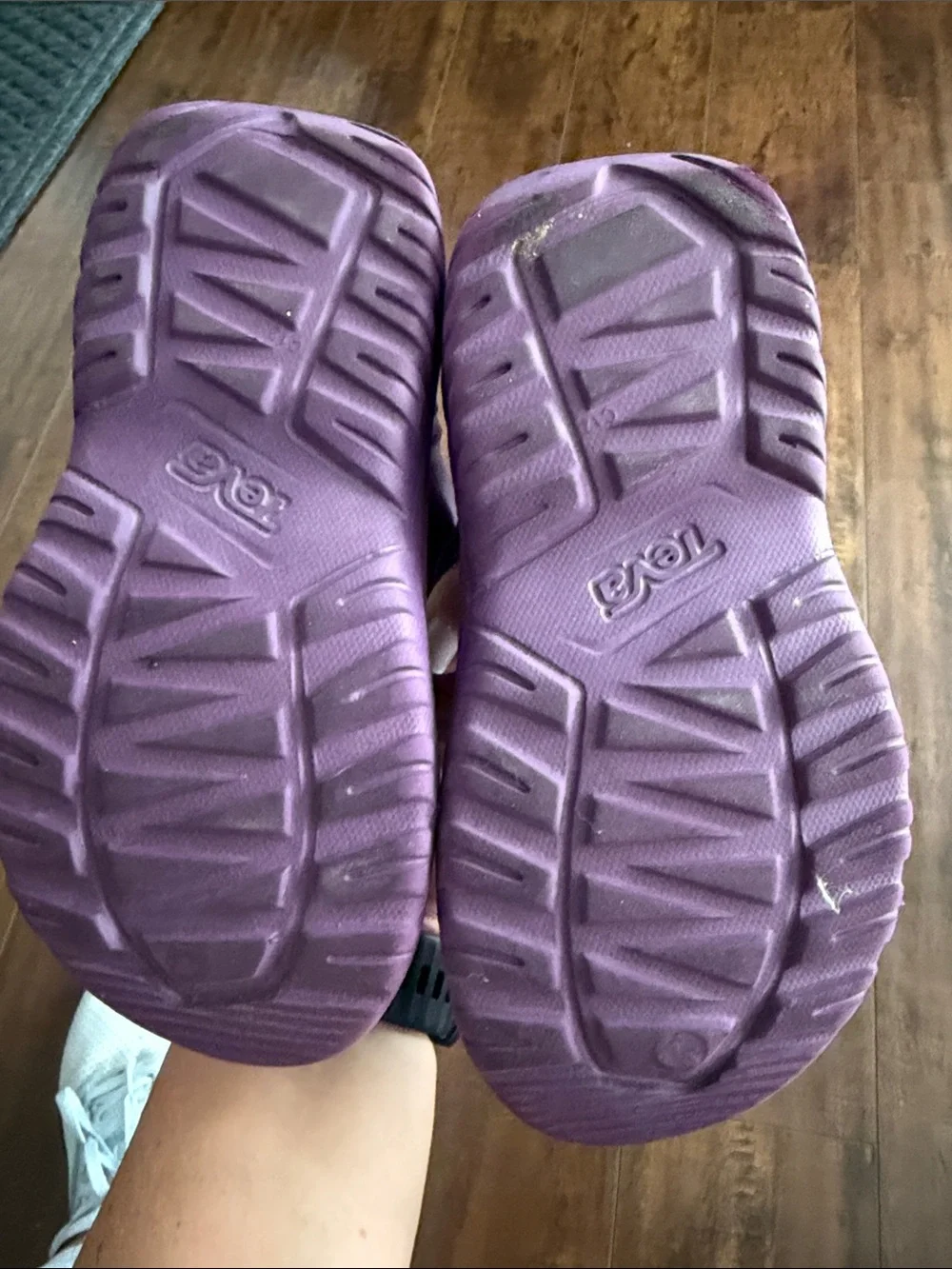 Teva Kids Purple Adjustable Strap Sandals